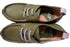 【arui_toe 3955BL カーキ】本革コンフォートモカシンデッキシューズ